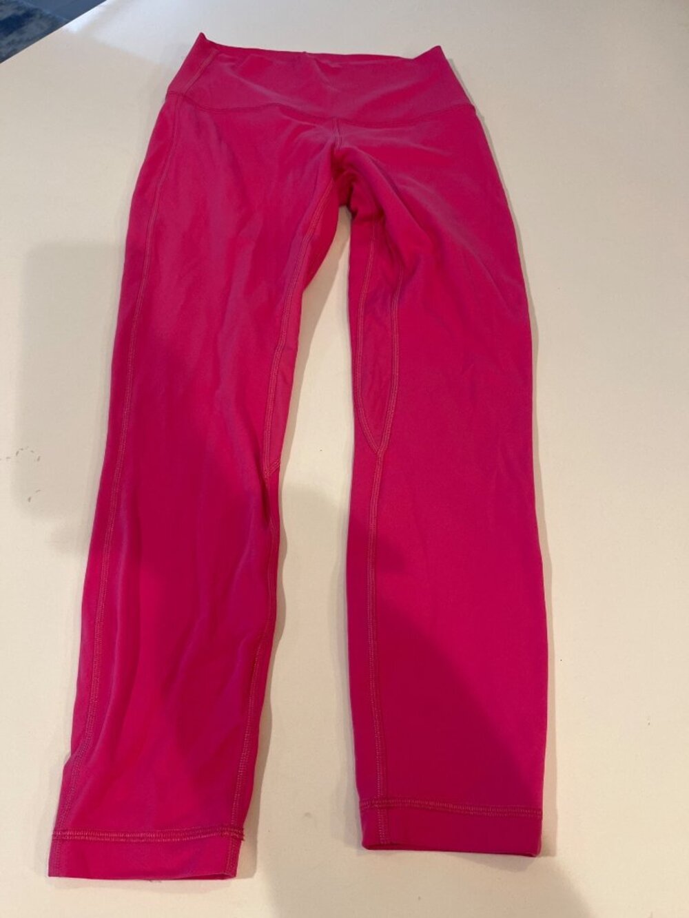 Lululemon Womens High-Waisted Pink Athletic Leggings Size 6